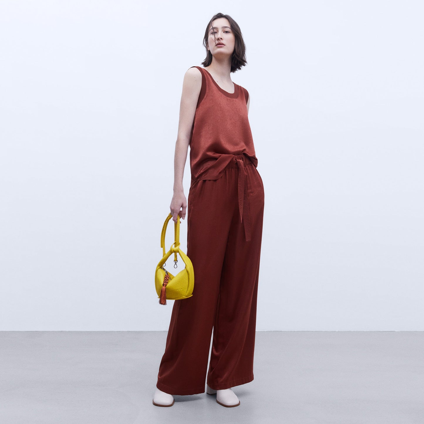 Recycled Poly Small Messenger Bag - Vibrant Yellow