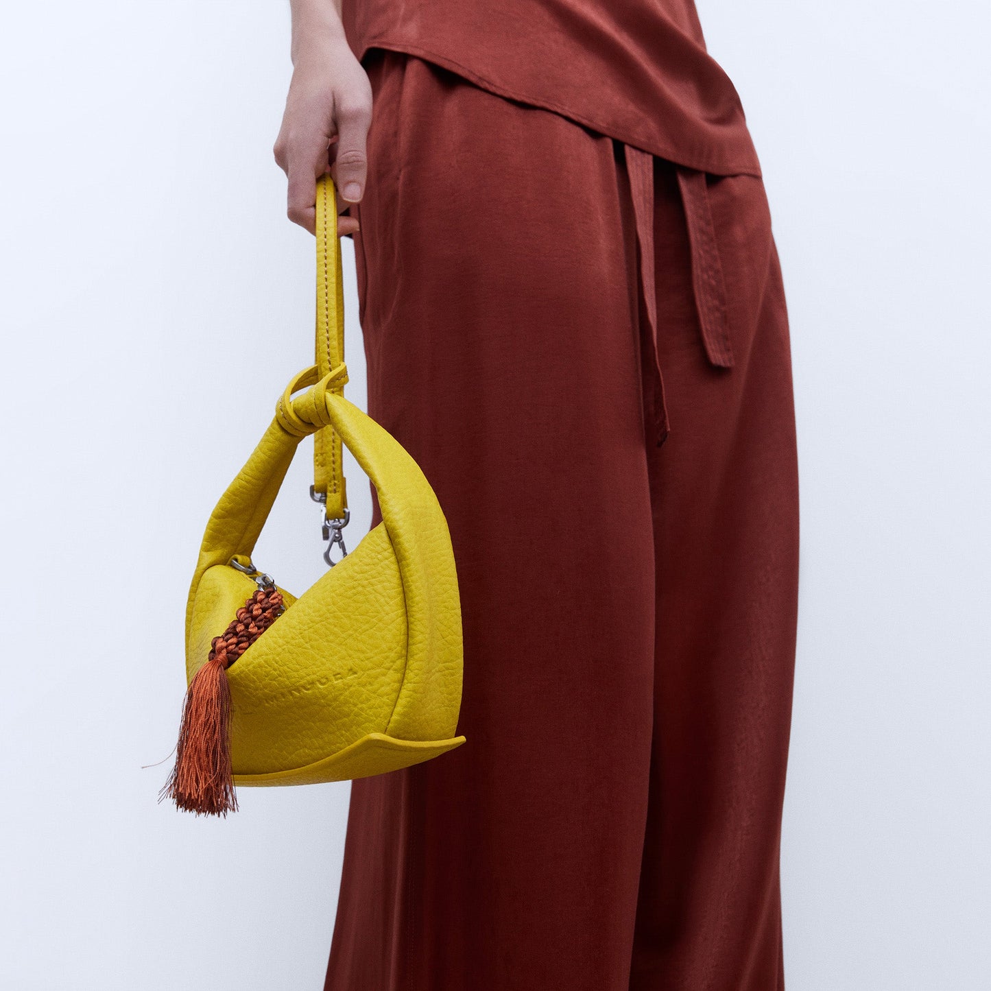 Recycled Poly Small Messenger Bag - Vibrant Yellow