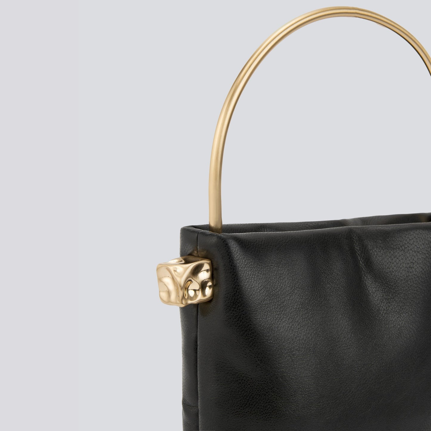 Black Non-Leather Medium Cocktail Bag