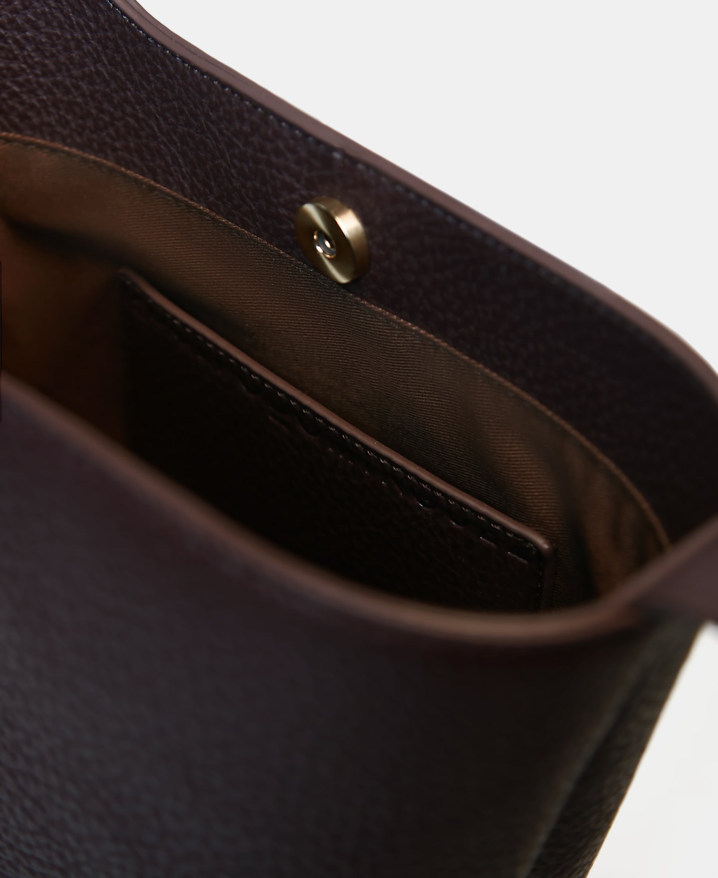 Burgundy Recycled Polyester Bucket Bag