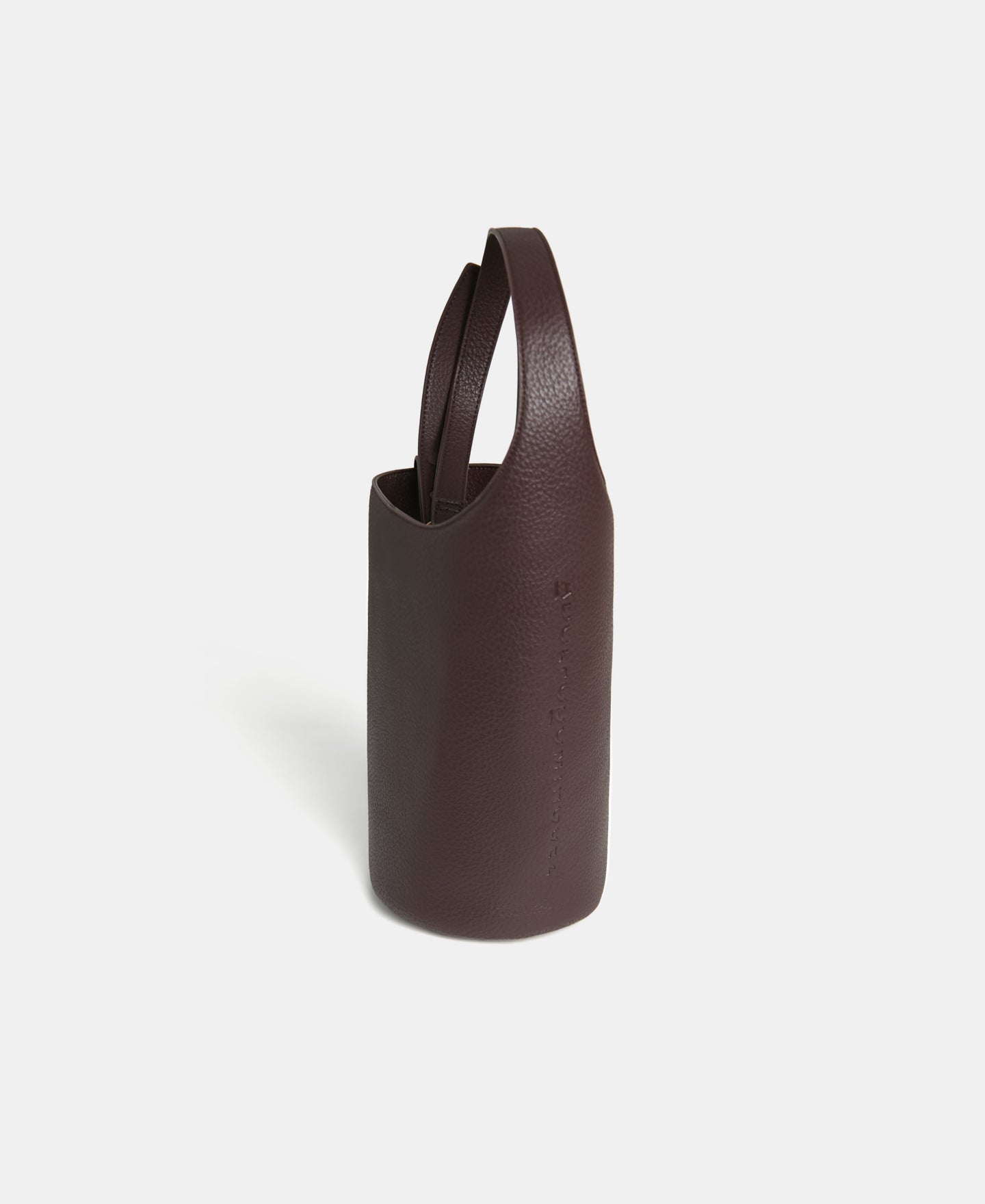 Burgundy Recycled Polyester Bucket Bag
