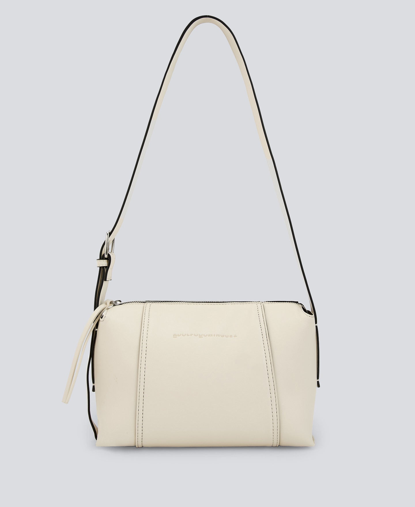 Off White Medium Leather-Non-Leather Crossbody
