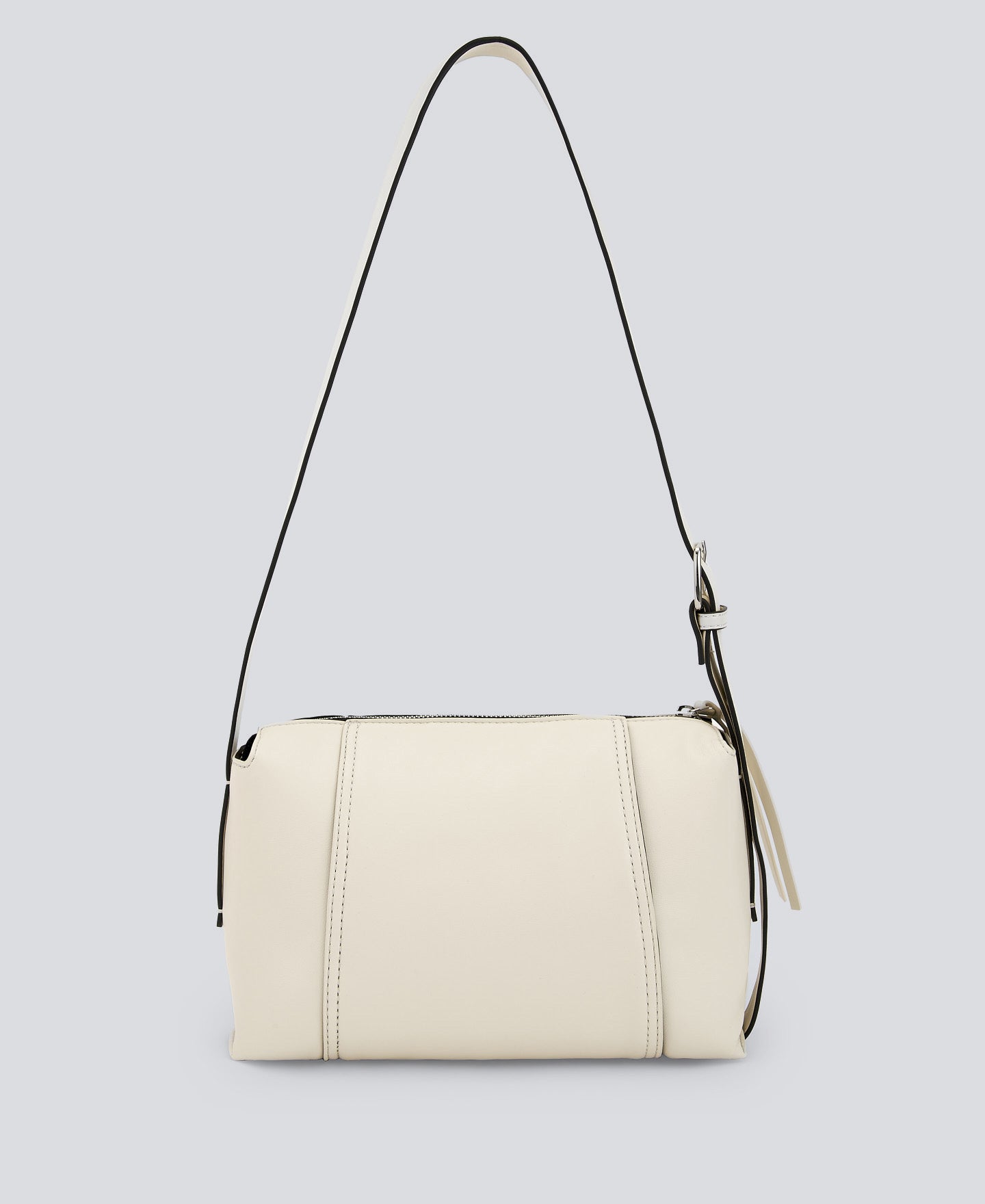 Off White Medium Leather-Non-Leather Crossbody