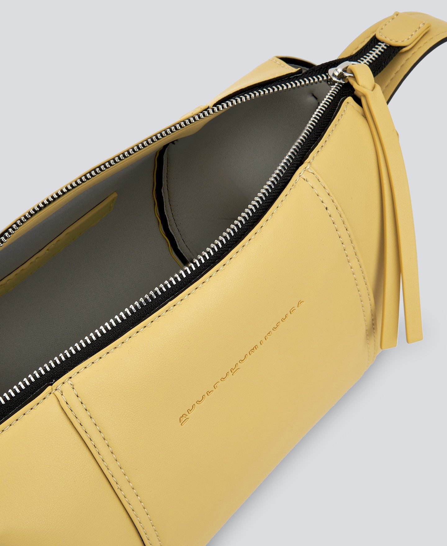 Light Yellow Medium Leather-Non-Leather Crossbody