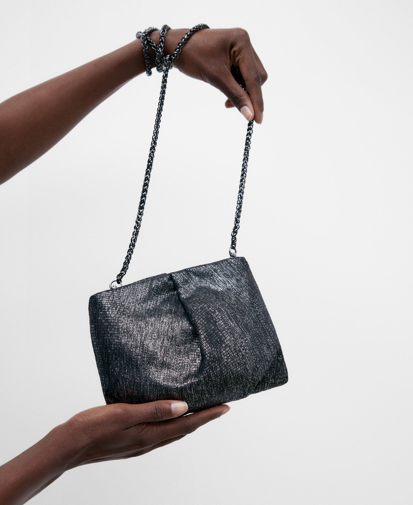 Silver Woman's Clutch