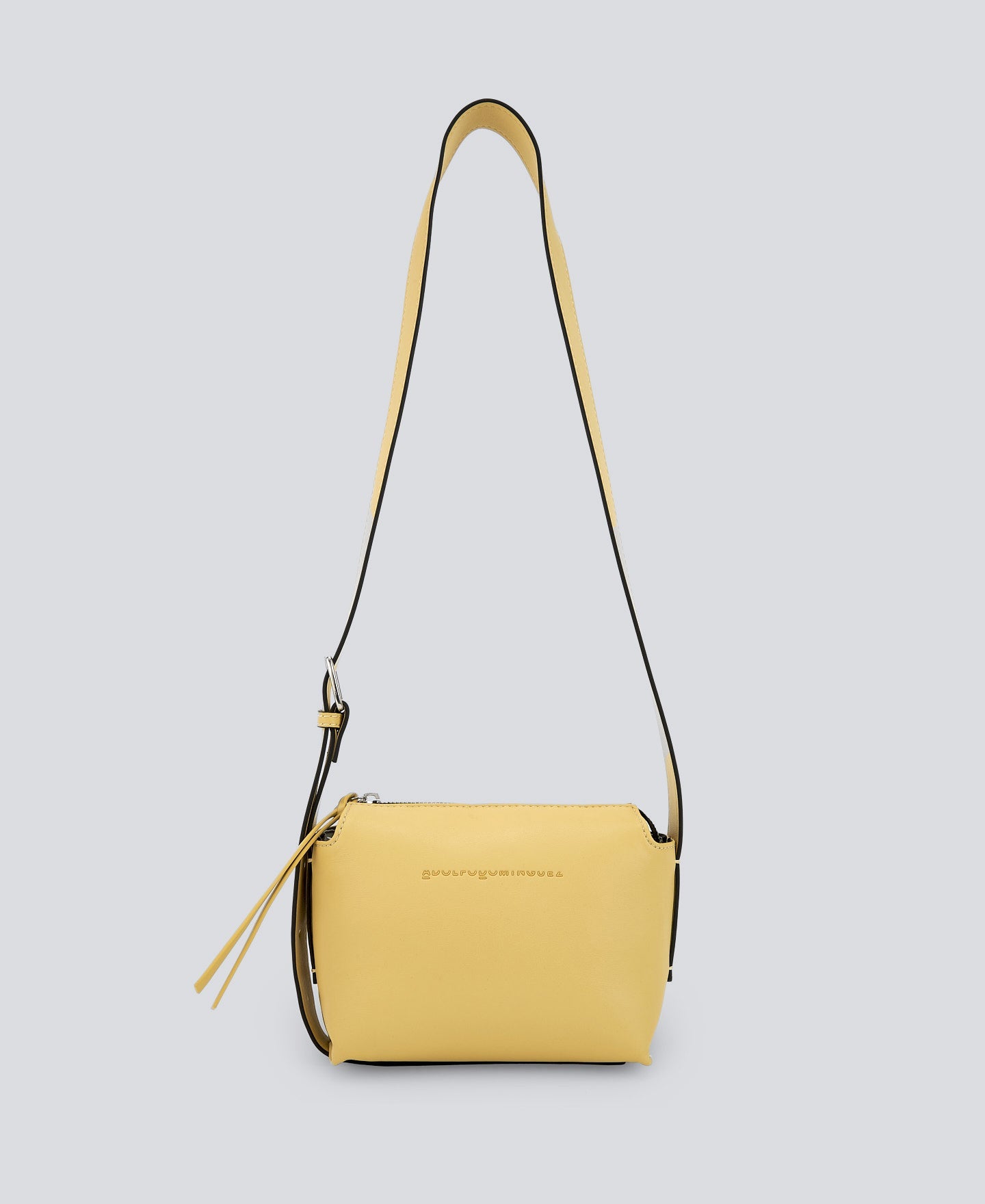 Light Yellow Small Leather-Non-Leather Crossbody