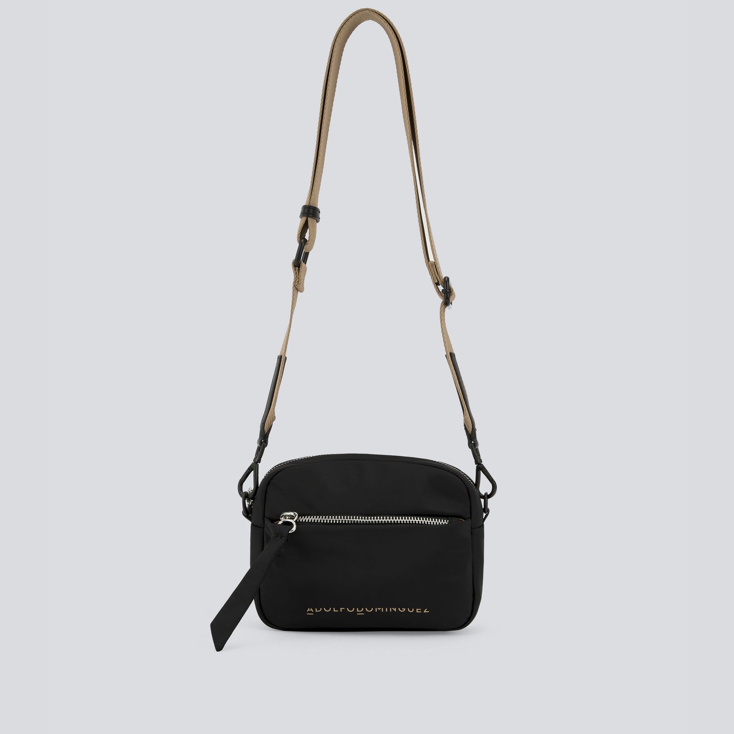 Black Recycled Crossbody