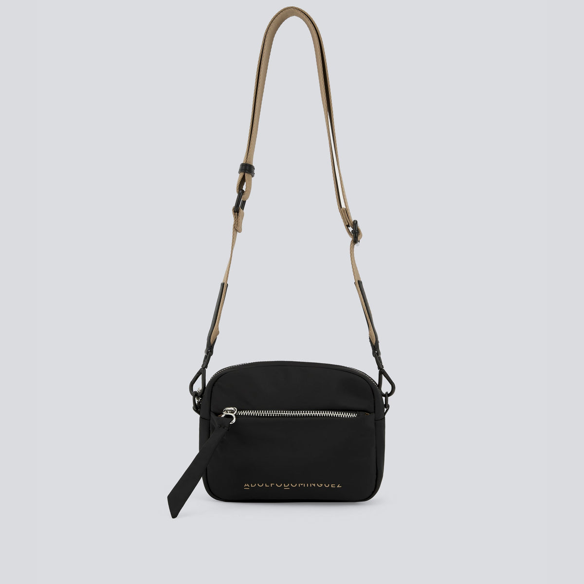 Black Recycled Crossbody