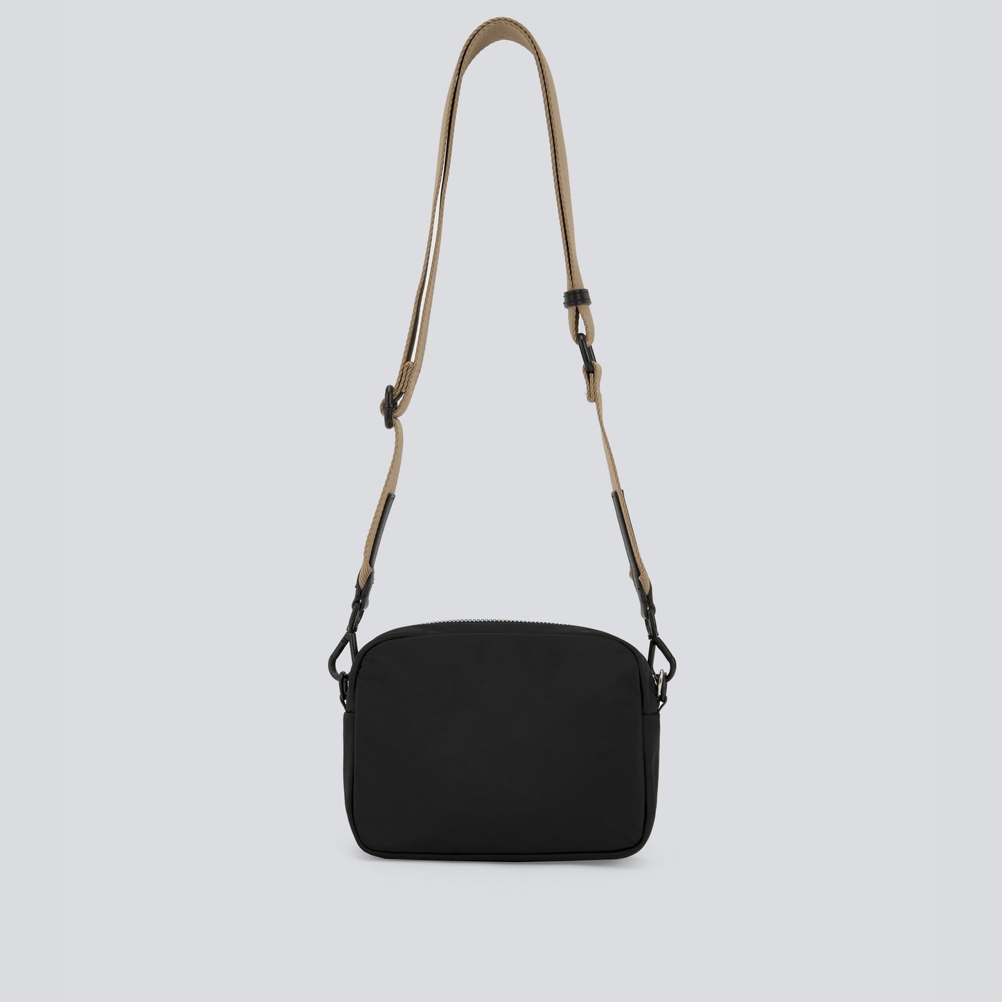 Black Recycled Crossbody
