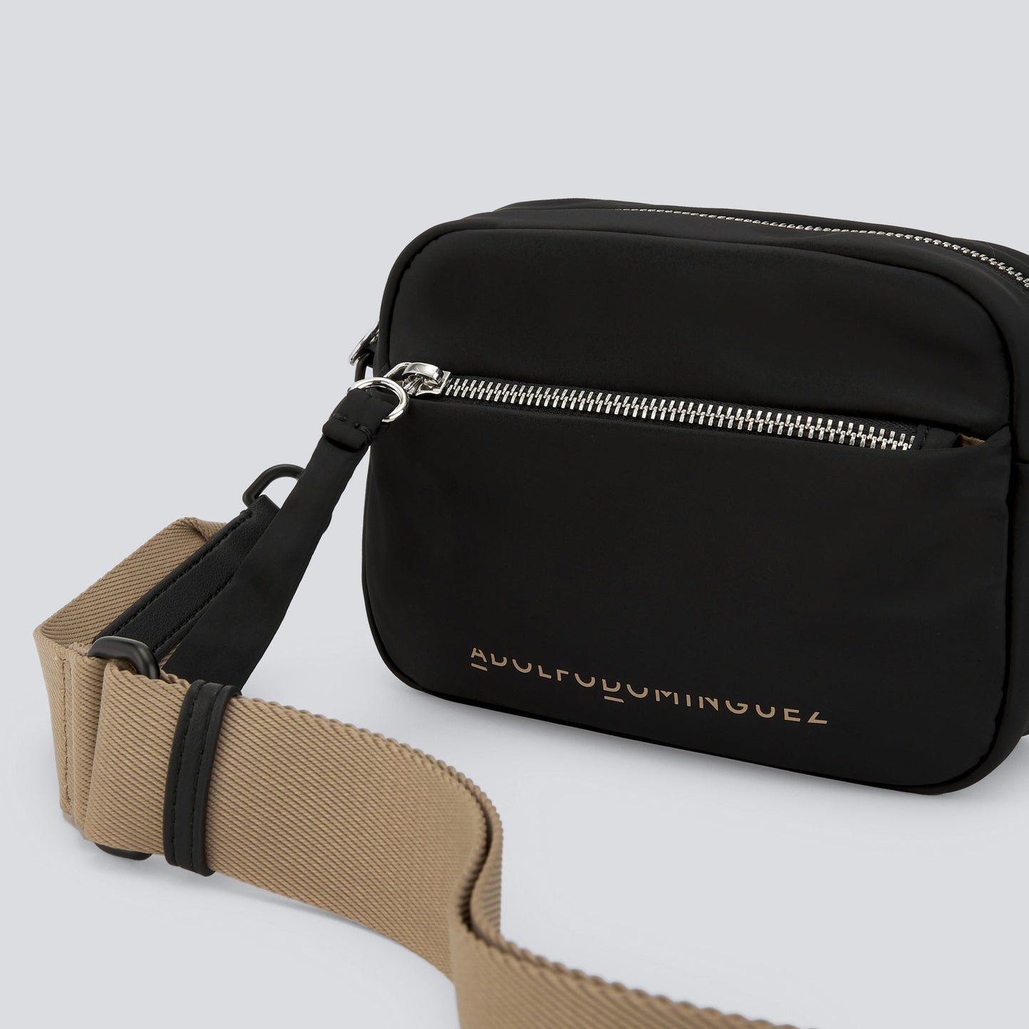Black Recycled Crossbody