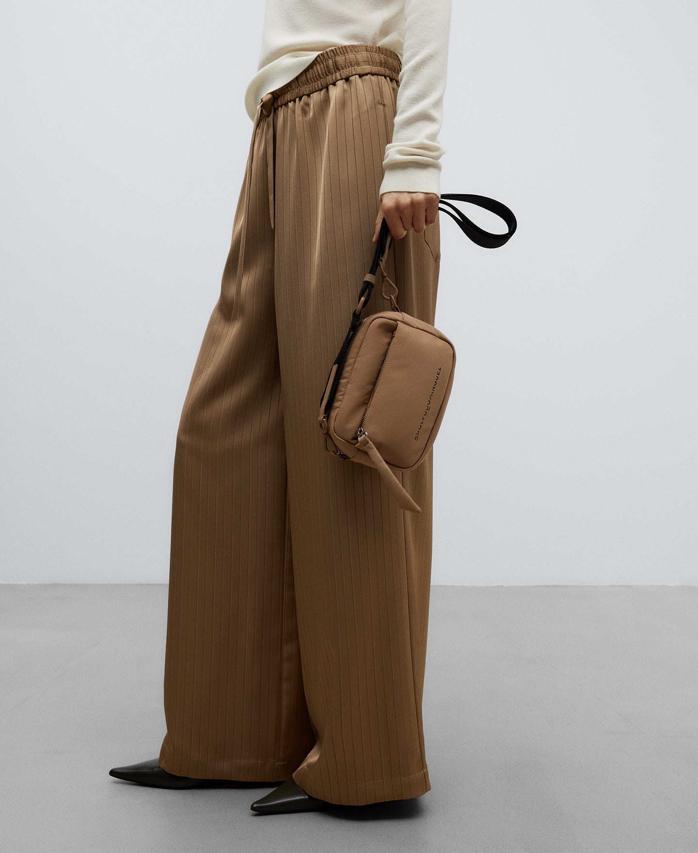 Camel Recycled Crossbody