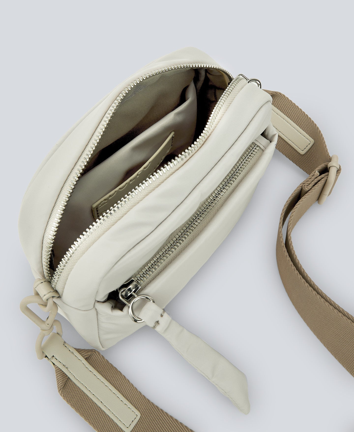 Pearl Grey Recycled Crossbody