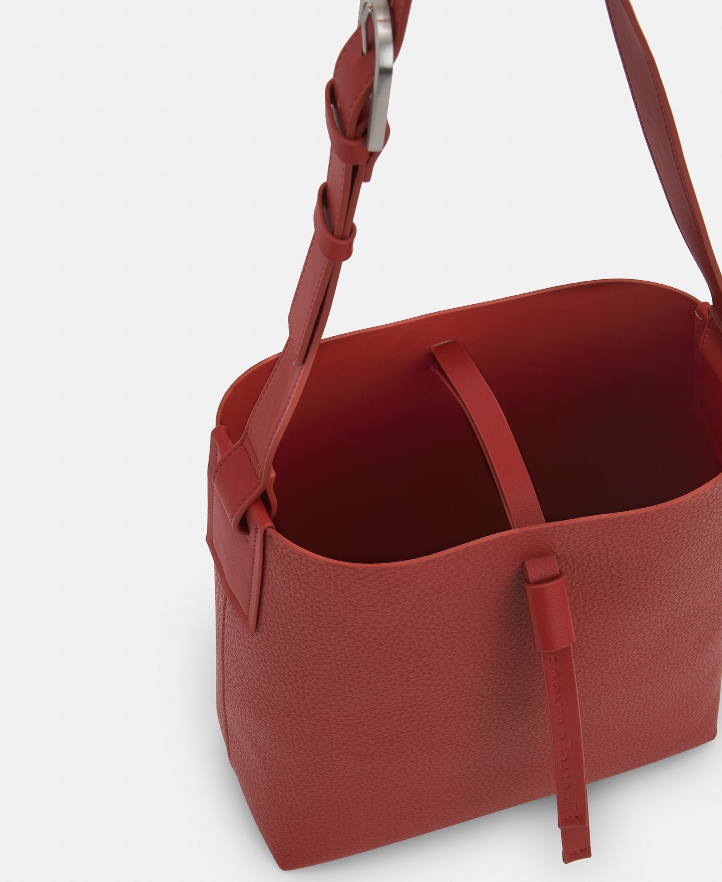 Brick Red Recycled Material Hobo