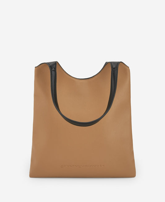 Rounded Handles Shopper Bag