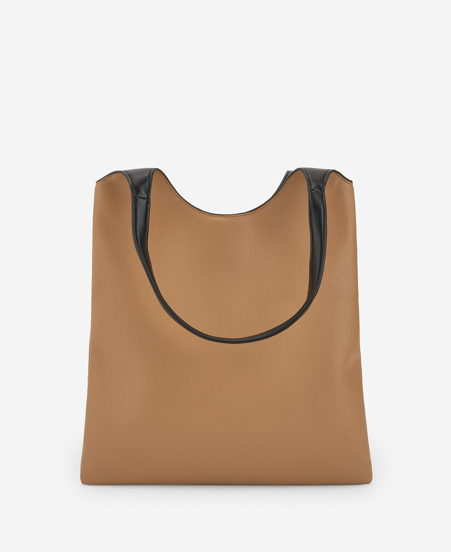 Rounded Handles Shopper Bag