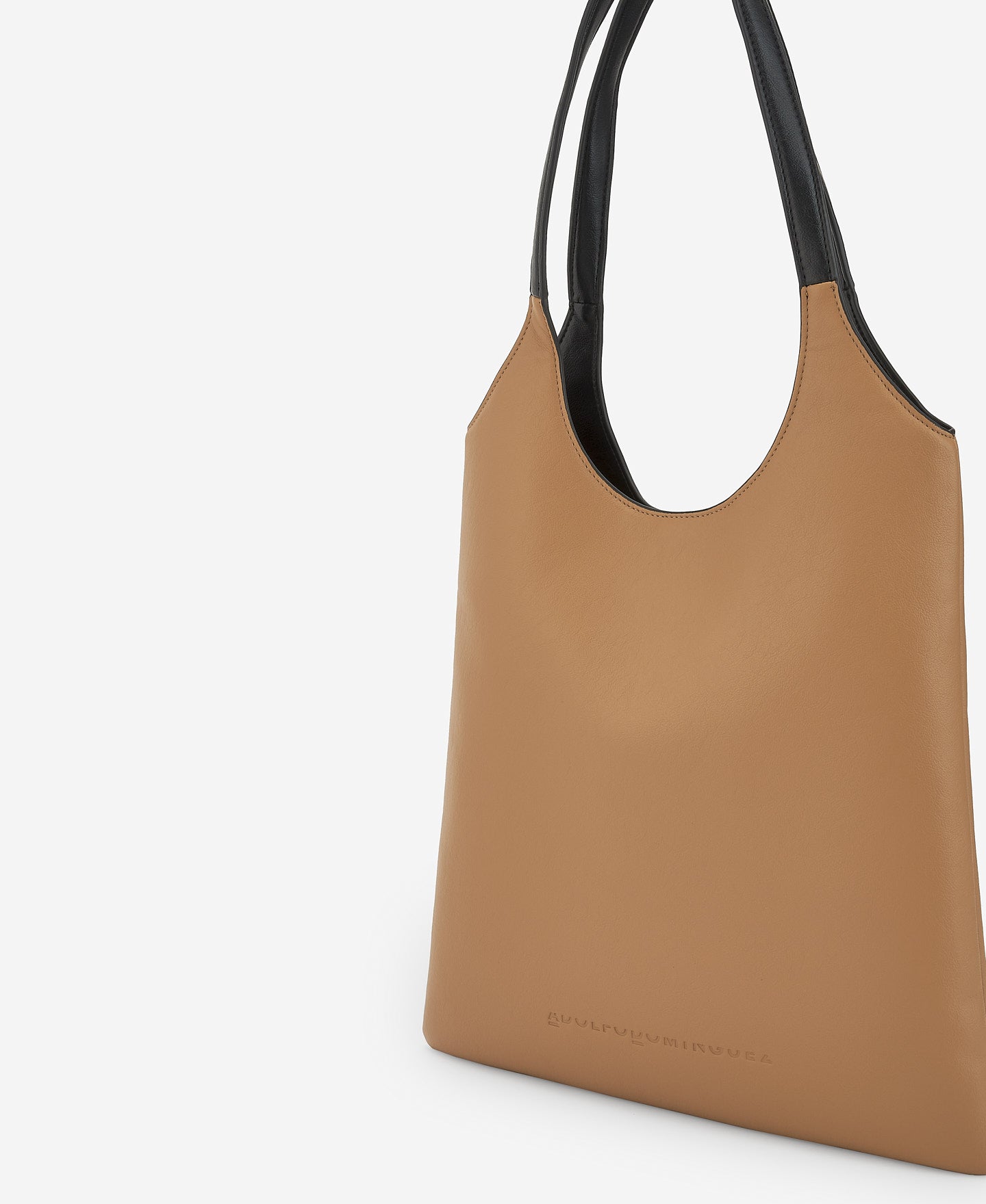 Rounded Handles Shopper Bag