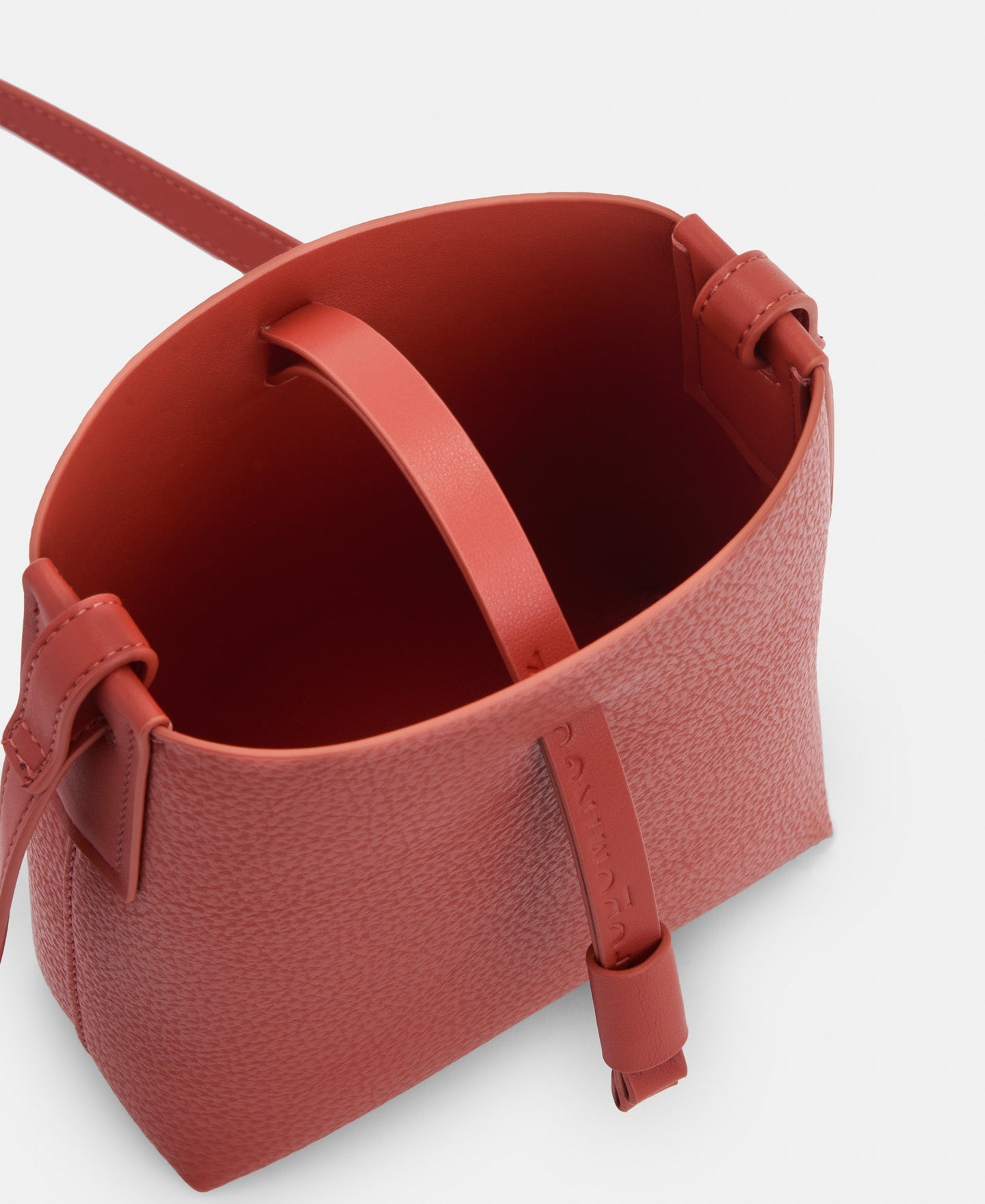 Brick Red Recycled Material Mini Bag