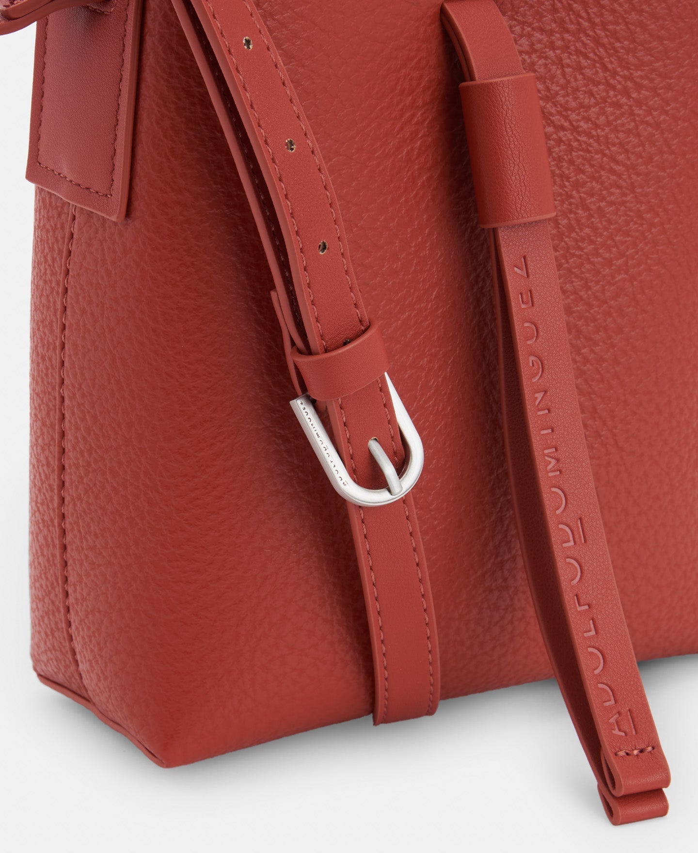 Brick Red Recycled Material Mini Bag