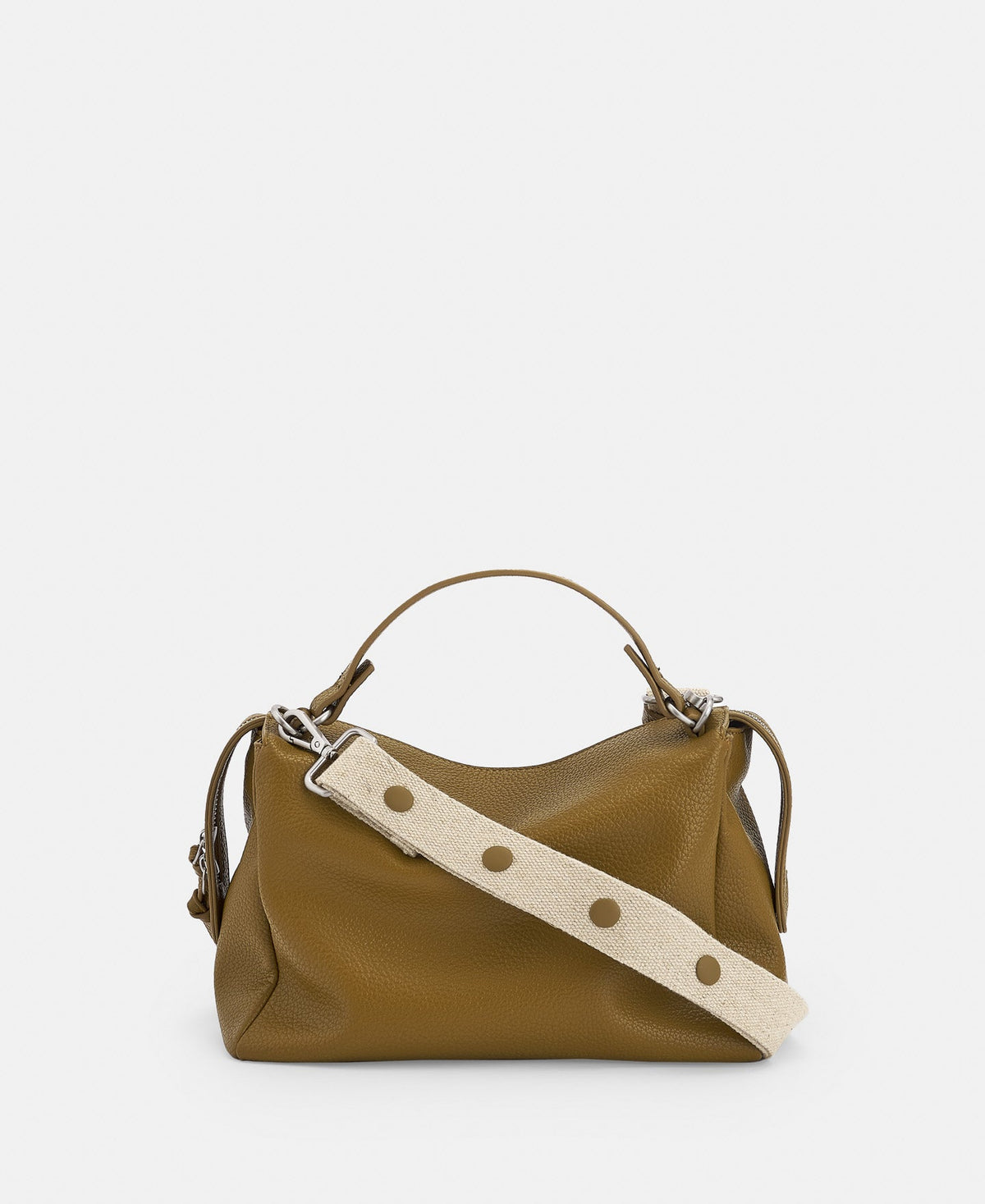 Green Recycled Material Medium Shoulder Bag