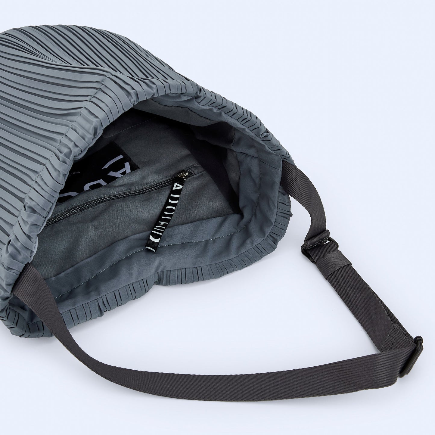 Recycled Crinkle Backpack - Light Grey