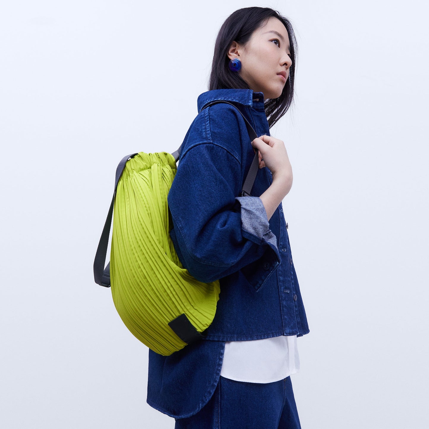 Pistachio Green Eco Crinkle Backpack