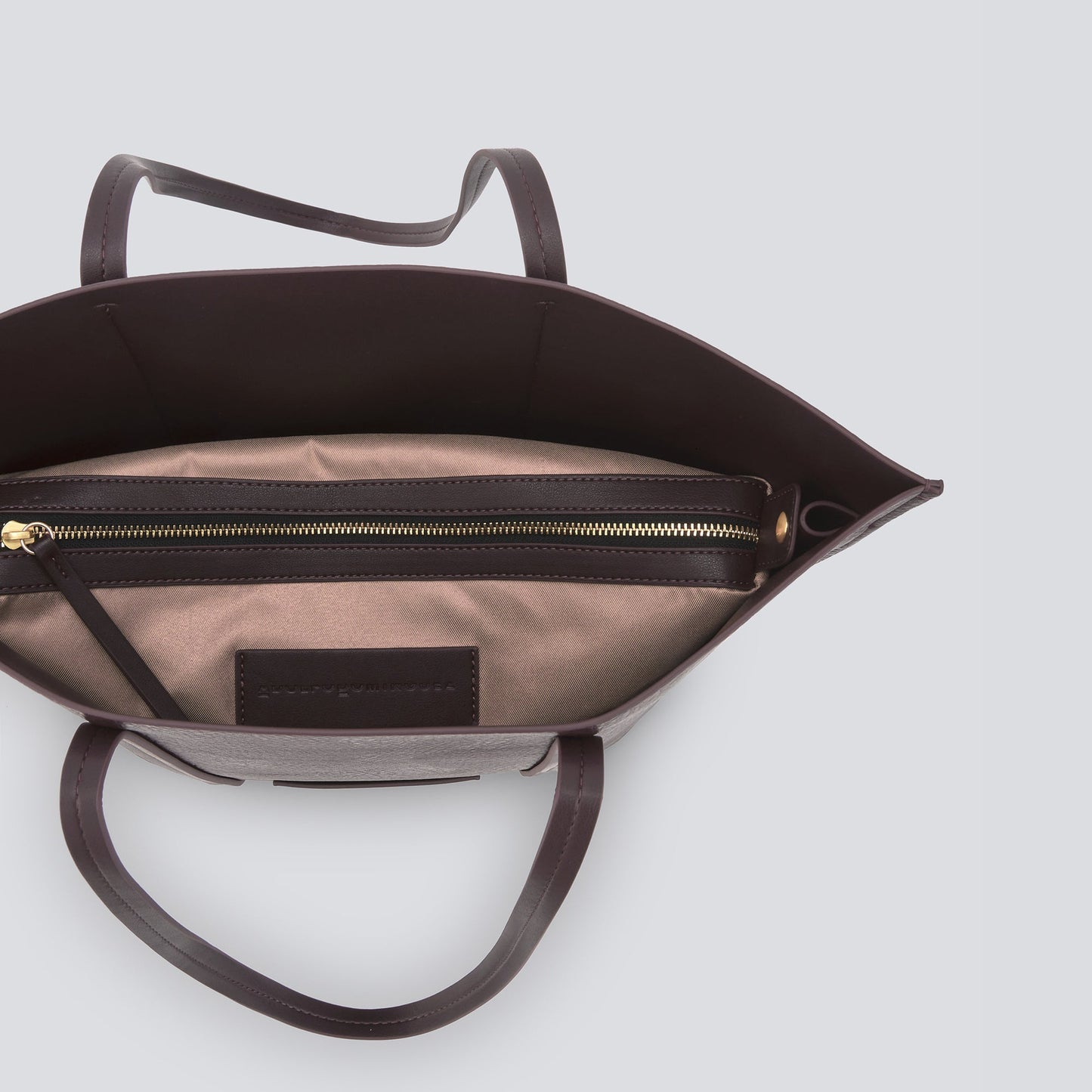 Chocolate Recycled Material Shopper Bag