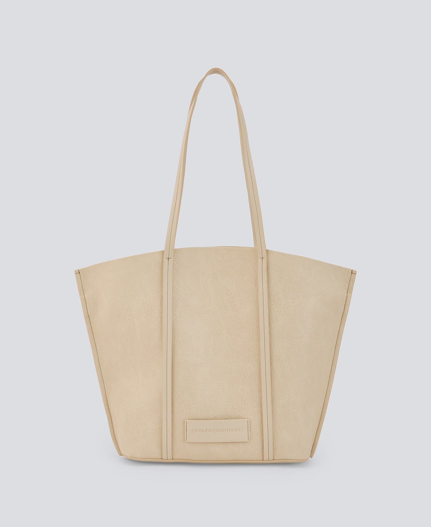 Light Cream Recycled Material Shopper Bag