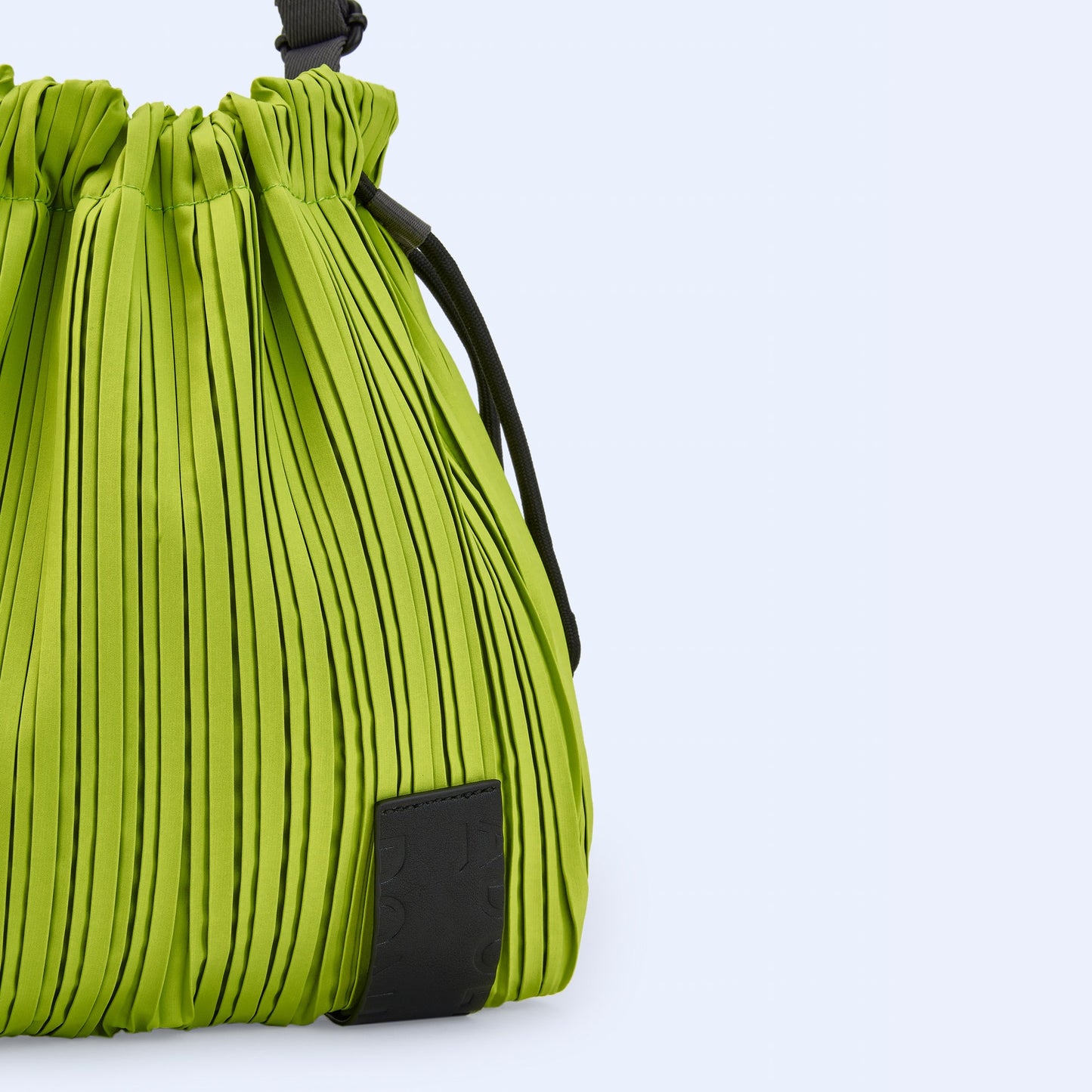 Pistachio Green Crinkle Small Shoulder Bag