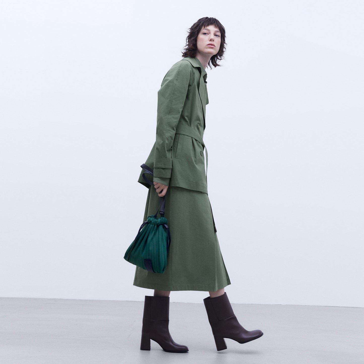 Recycled Crinkle Small Shoulder Bag