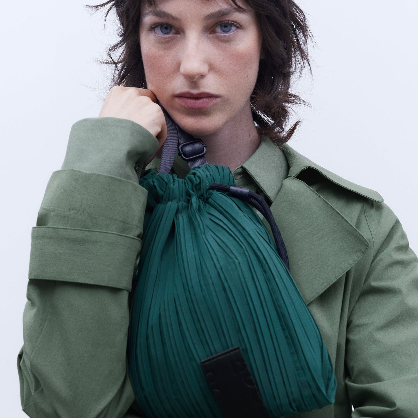 Recycled Crinkle Small Shoulder Bag