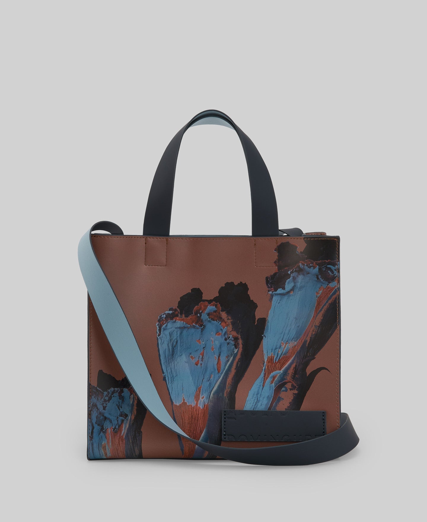 Medium square shopper bag woman in brown