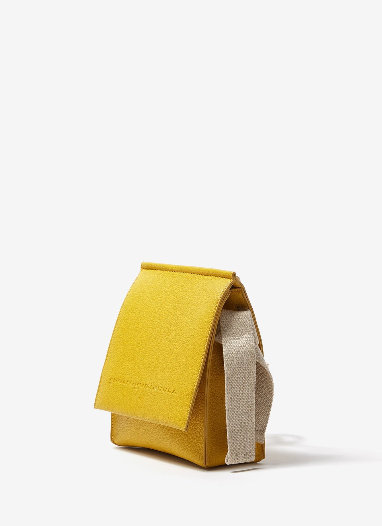 Pistachio Green Recycled material Crossbody Bag With Flap