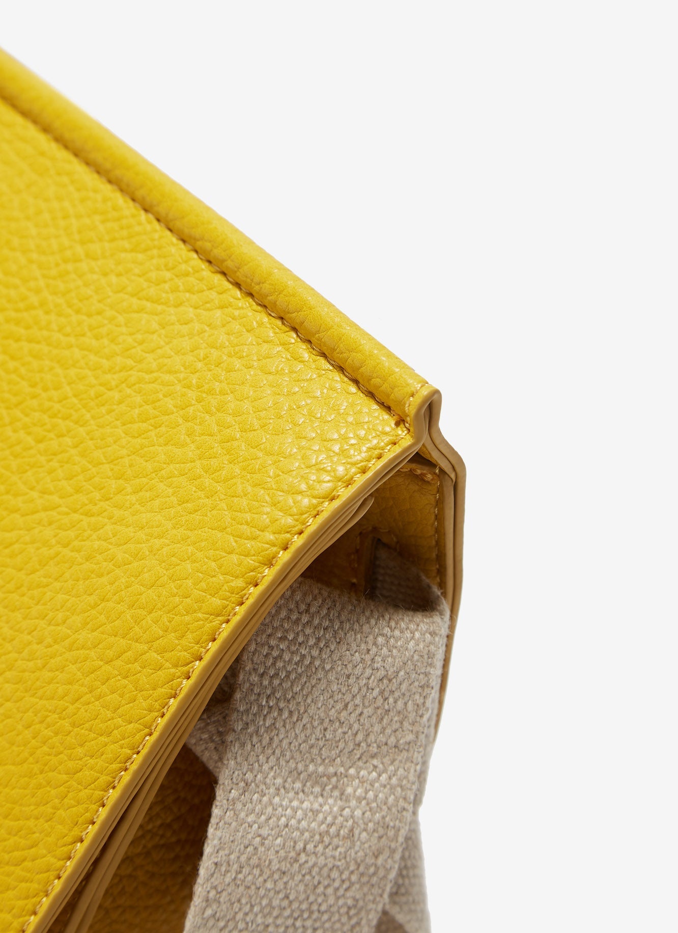 Pistachio Green Recycled material Crossbody Bag With Flap