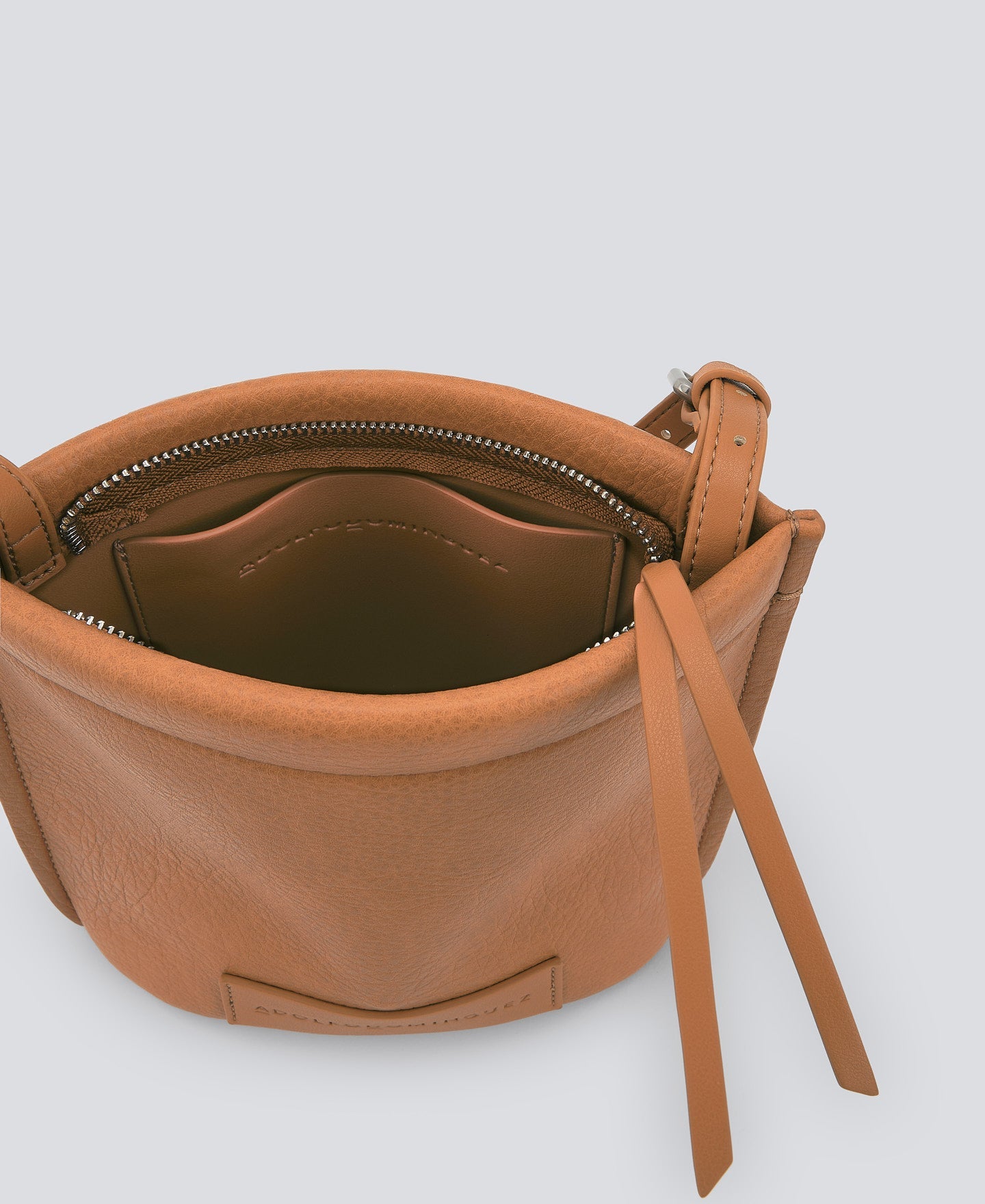 Orange Small Recycled Material Crossbody Bag