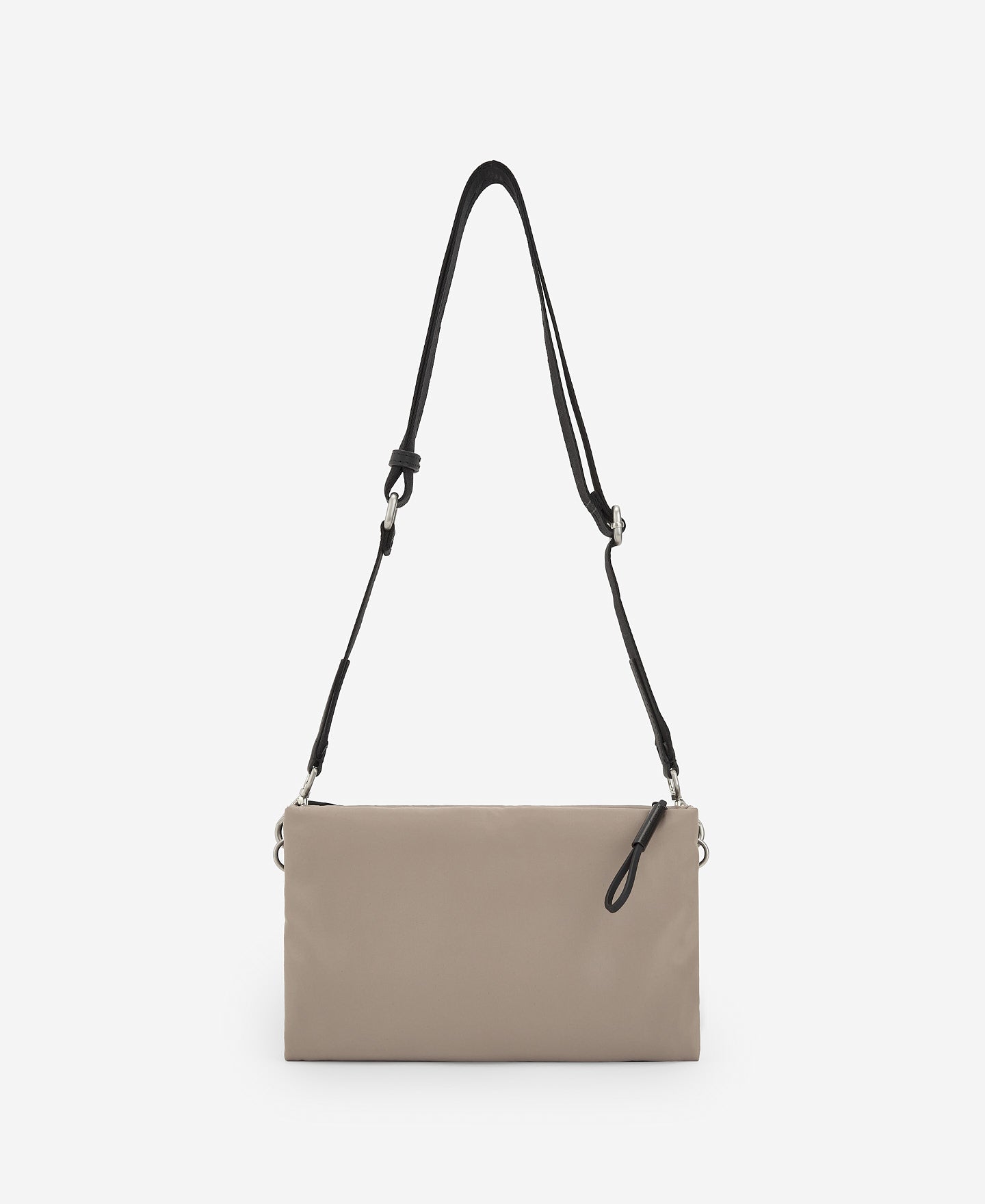 Black/Camel Recycled Small Messenger Bag