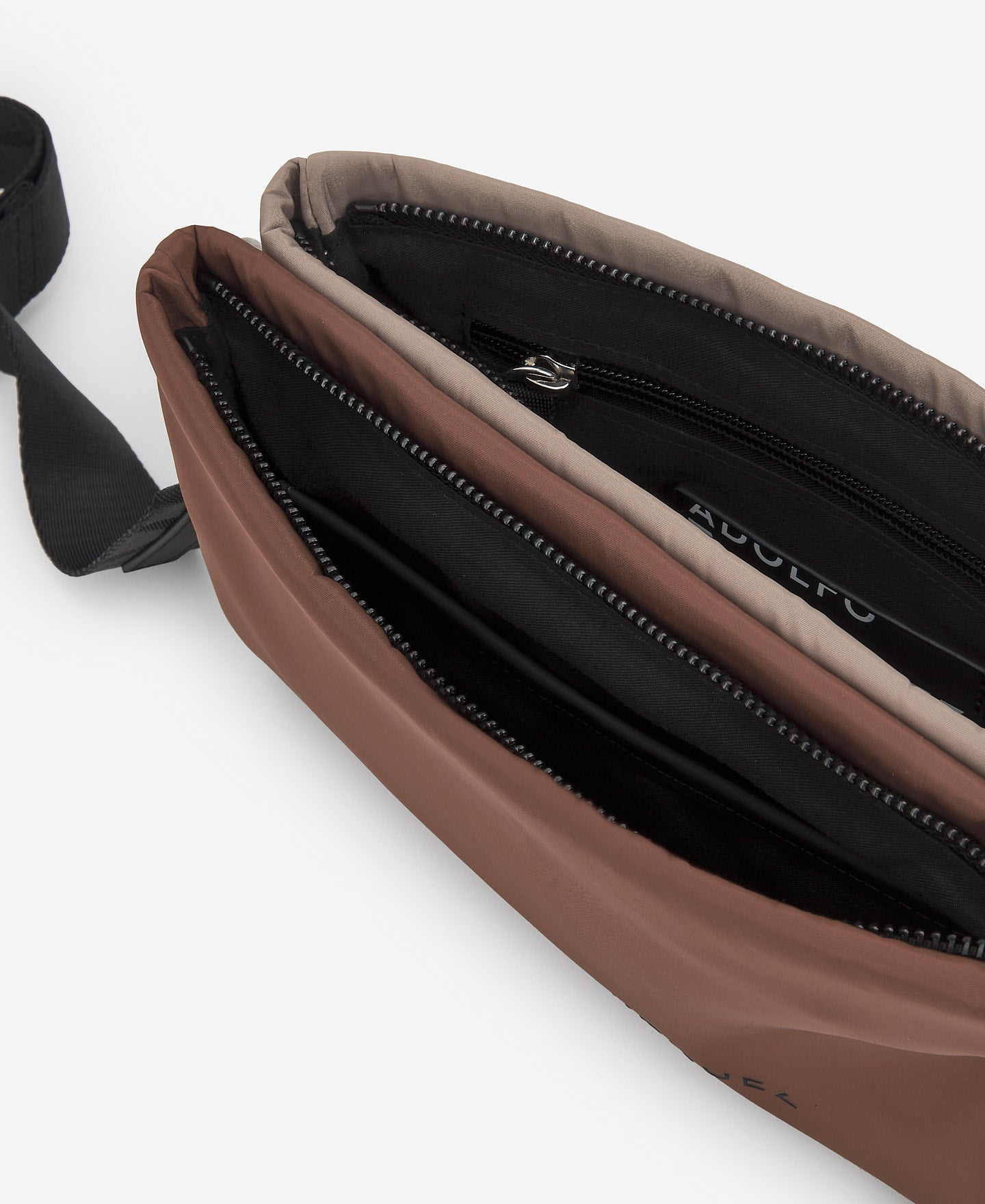 Brown Recycled Small Messenger Bag