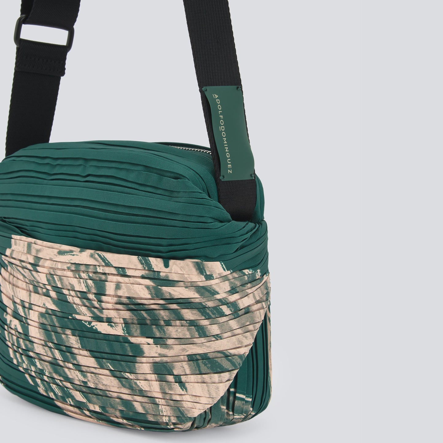 Green Recycled Crinkle Medium Bag