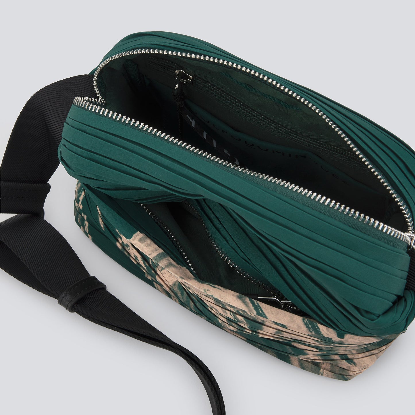 Green Recycled Crinkle Medium Bag