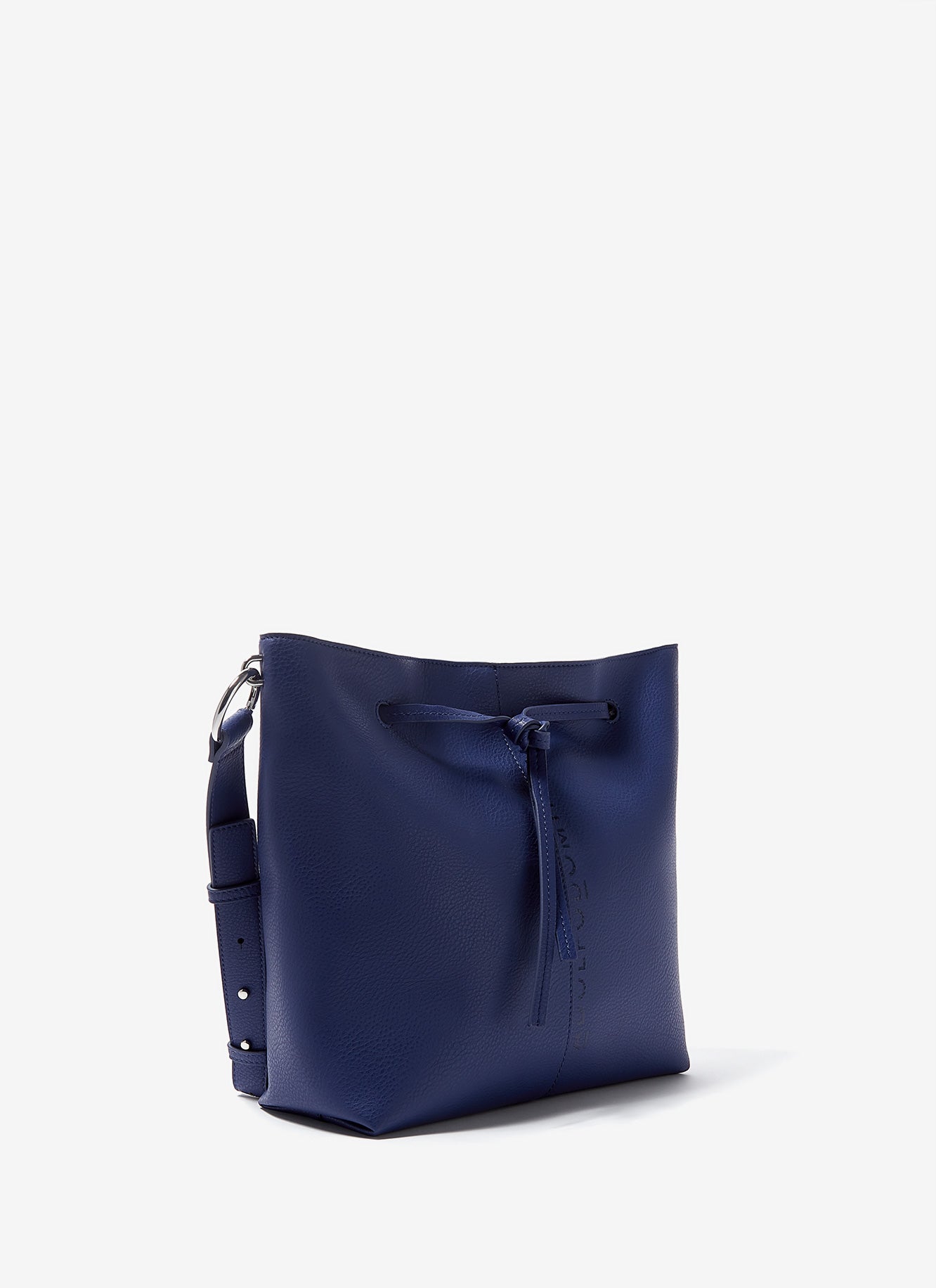 Matisse Blue Bucket Bag With Granulated Finish