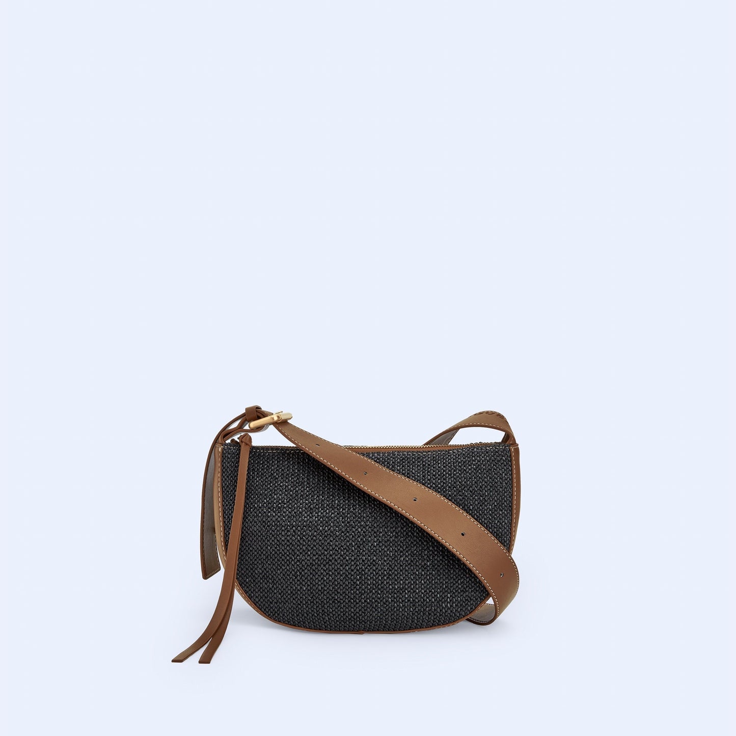 Braided Fabric Small Shoulder Bag