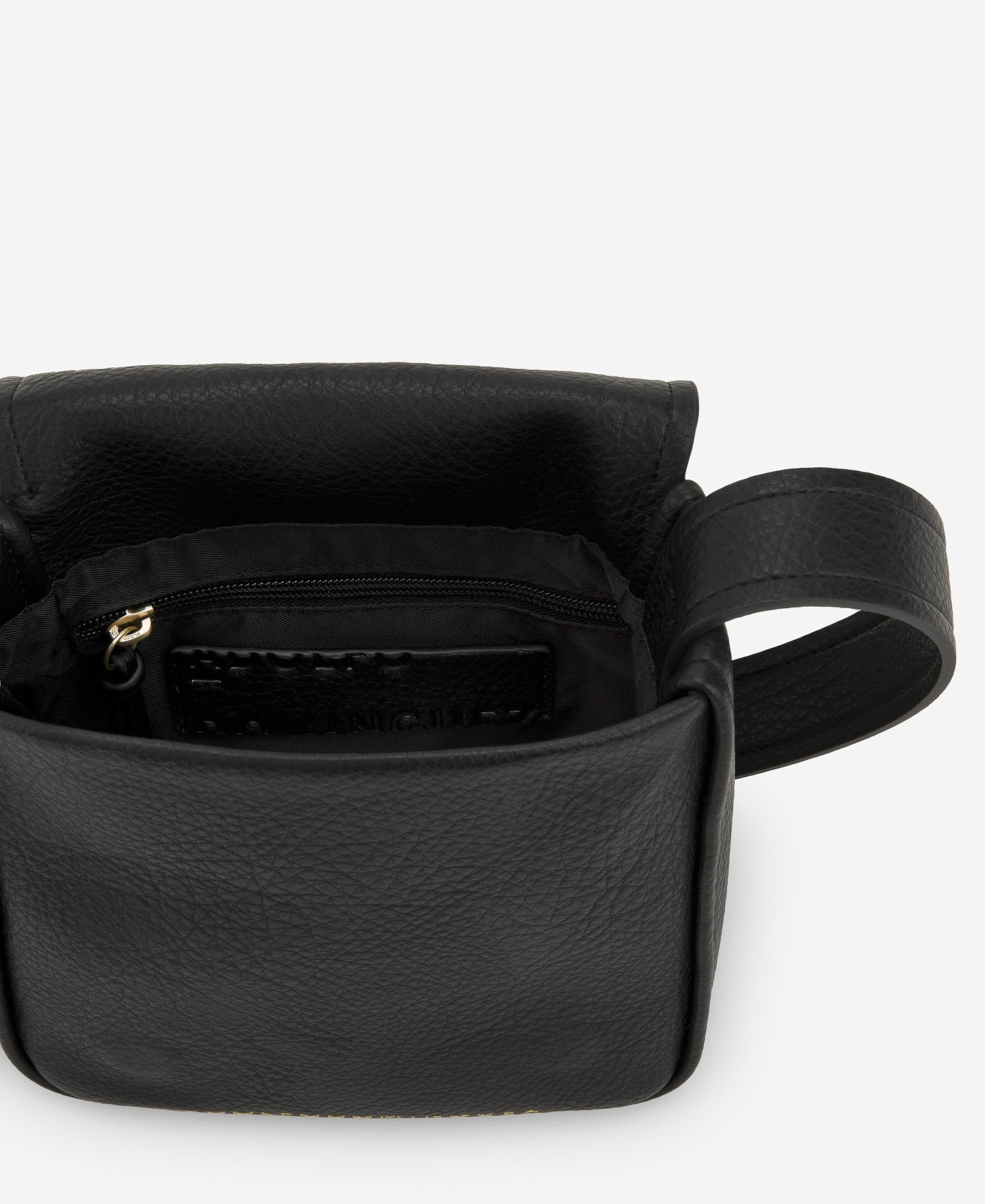 Small Shoulder Bag In Grain Texture