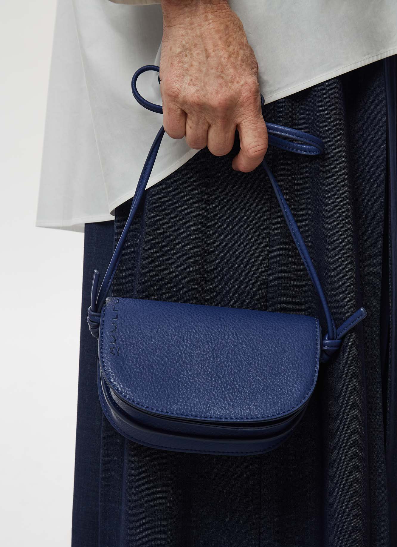 Matisse Blue Small Semi-Circular Crossbody Bag
