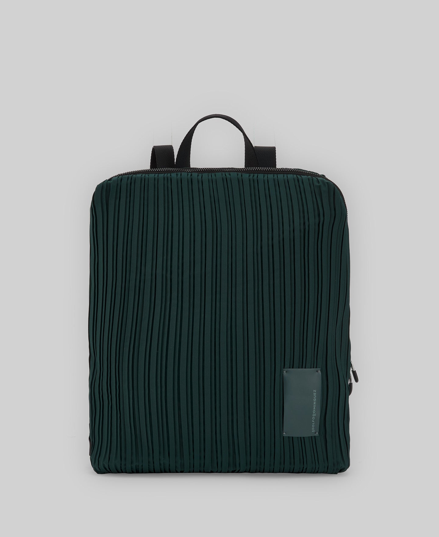 Crinkle backpack woman in petrol blue