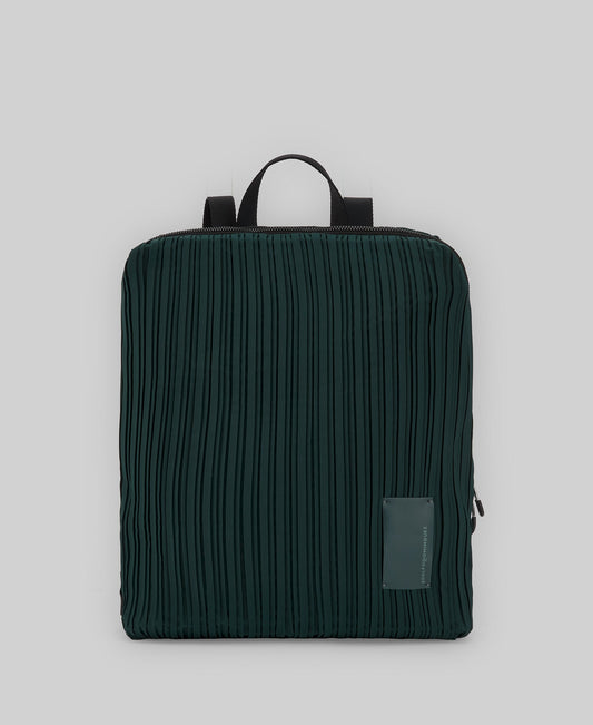 Crinkle backpack woman in petrol blue