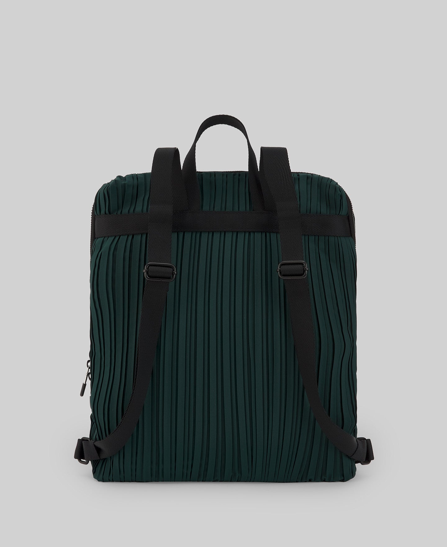 Crinkle backpack woman in petrol blue