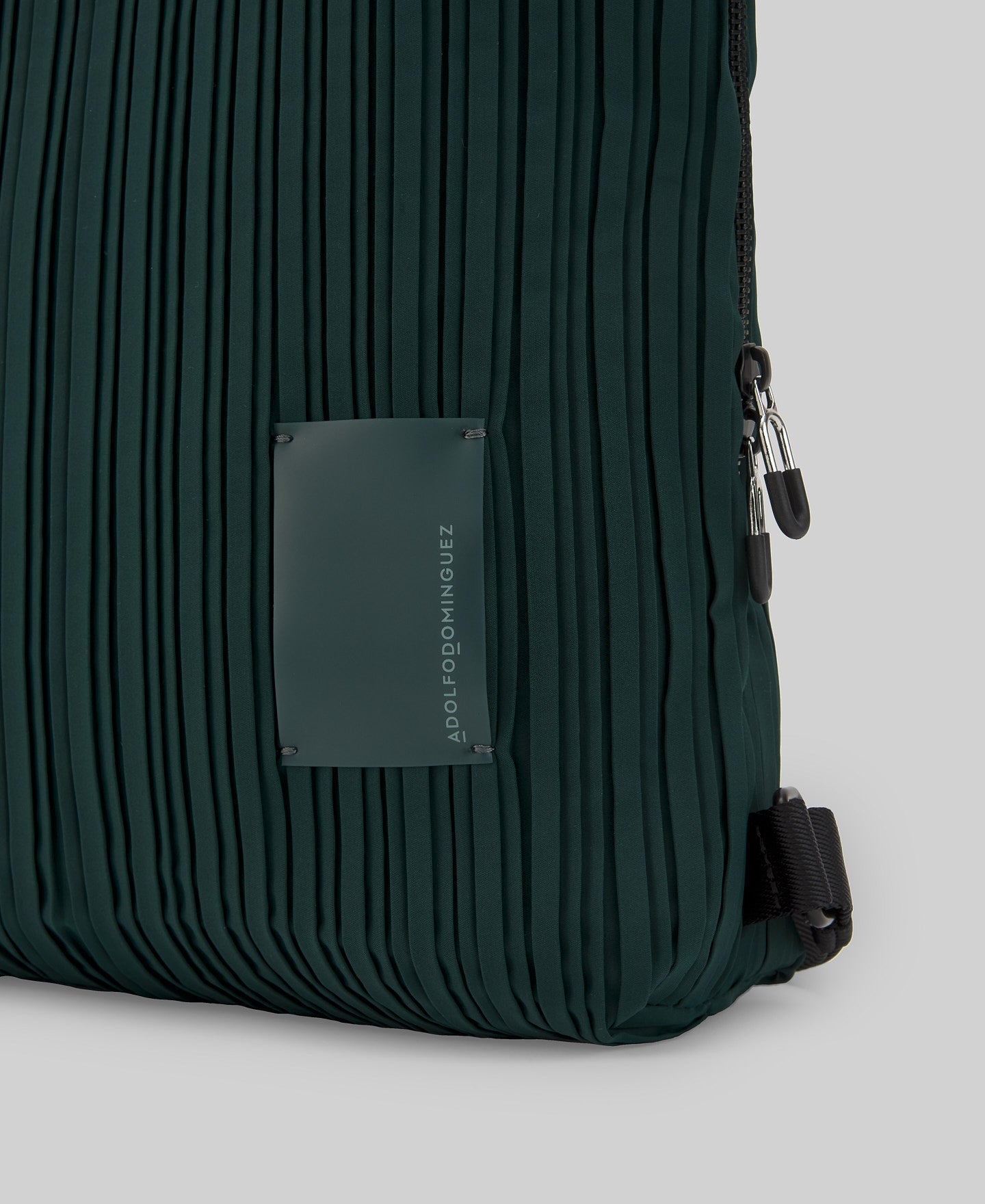 Crinkle backpack woman in petrol blue