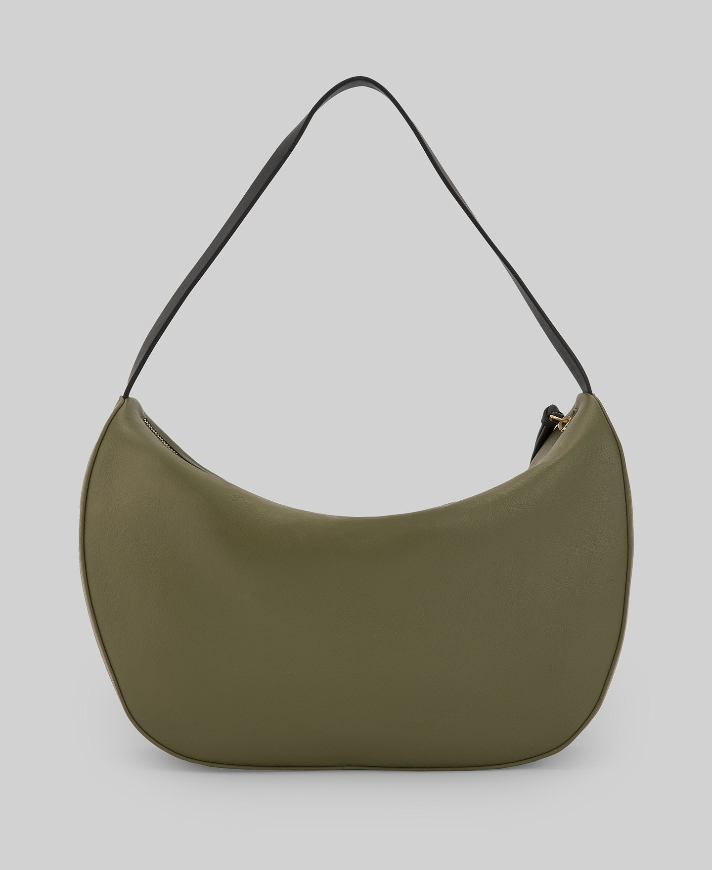 Leather-Non-Leather medium bag woman in olive green