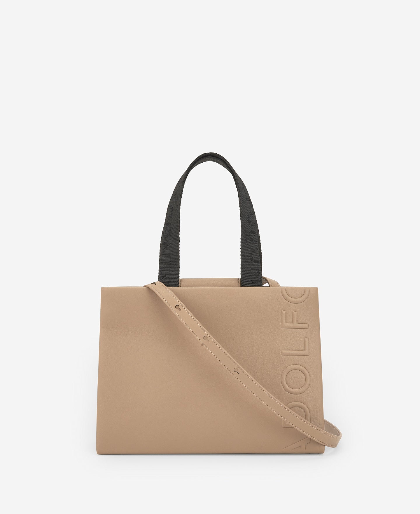 Medium Taupe Shopper Bag For Women