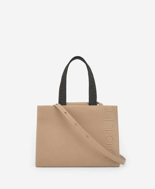 Medium Taupe Shopper Bag For Women