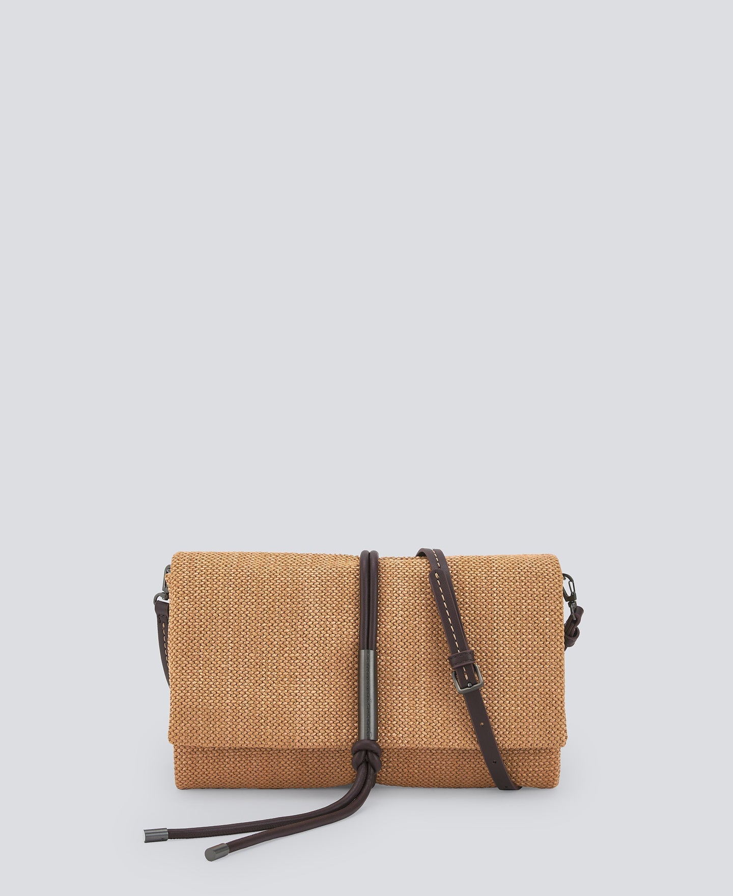 Orange Recycled Braided Bag